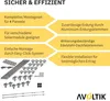 Avoltik Solar Halterung Blechfalzdach Montageset Dach Produktbild-Vorschau 8