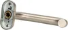 A close-up studio shot of a door handle mechanism. Podgląd zdjęcia produktu