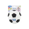 A product shot of a plush soccer ball toy on a white background, with packaging visible. Produktbild-Vorschau