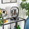 Carrone Tischlampe aus Metall/Glas in Schwarz/Rauchfarben Produktbild-Vorschau 2