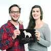 Mr. & Mrs. Panda Mousepad Golden Retriever Freund - Schwarz Produktbild-Vorschau 4