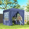 Outsunny altán 2x2m skládací altán 4 boční stěny s oknem Náhled obrázku produktu 2