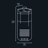 Dennerle Corner Filter 40, 40 l, 40 l Podgląd zdjęcia produktu 6