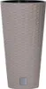 A tall, textured planter pot. Produktbild-Vorschau