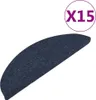vidaXL Stufenmatten Selbstklebend 15 Stk. 56x17x3 cm Blau Produktbild-Vorschau 1