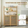 HOMCOM Koš na bielizeň s 2 priehradkami, každá s objemom Náhľad obrázku produktu 7