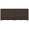 The Living Store Wandregal Dunkelbraun 120x50x(2-6)cm Produktbild-Vorschau 5