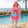 Strandtuch-Poncho für Kinder mit Kapuze - Narwal, 150 cm Produktbild-Vorschau 7