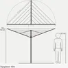 Brabantia - Topspinner 40 M - 45 mm Rohr mit Produktbild-Vorschau 3