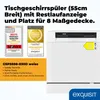 Exquisit Geschirrspüler GSP5508-030D weiss | Spülmaschine Produktbild-Vorschau 2