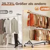 HOKEEPER Portemanteau commercial avec support en Z, Voir les images du produit 5