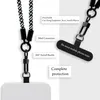 A close-up view of a phone lanyard and its attachment mechanism, with feature callouts. Produktbild-Vorschau