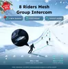 Interfono Bluetooth per moto ASMAX S1 per 8 motociclisti, Anteprima dell’immagine prodotto 5