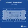 hb-digital SAT Multischalter UHD-MS 5/8 bis zu 8 Teilnehmer Produktbild-Vorschau 4