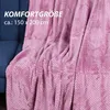 Coperta di flanella coccolosa 150x200cm ( Rose ) Coperta Anteprima dell’immagine prodotto 4