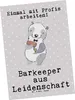 Mr. & Mrs. Panda Postkarte Barkeeper Leidenschaft - Grau Produktbild-Vorschau 1