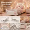 Letto per bambini INONEFT, imbottito, 90x200 cm, con luci Anteprima dell’immagine prodotto 4