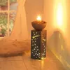 EASYmaxx LED-Dekosäule Beton-Optik mit Pflanzschale Produktbild-Vorschau 12