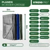 Plane Tarpaulin Medium 5x6 m, 100 g/m, Abdeck-, SILVER, Produktbild-Vorschau 2