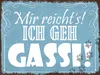vianmo Holzschild 30x40 cm mir reicht`s ich geh Gassi Produktbild-Vorschau 1
