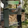 VOUNOT® Kaminholzregal Aussen aus Metall mit wasserdichte Produktbild-Vorschau 4