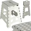 Sgabello pieghevole antiscivolo alto 39 cm grigio chiaro Anteprima dell’immagine prodotto 8