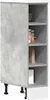 vidaXL Unterschrank Riga Betongrau 20x44,5x81,5 cm Produktbild-Vorschau 2