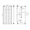 enjoysolar® Monokristallin Solarmodul 100W Mono Solarpanel Produktbild-Vorschau 5