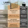 Étagère extérieure pour bois de cheminée Métal avec bâche Voir les images du produit 6