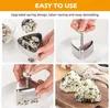 2-teiliges Onigiri-Sushi-Formenset, Reisbällchenform, Produktbild-Vorschau 5