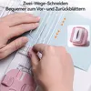 4-in-1 Papierschneider Geschenkpapier, mit Rillwerkzeug, Produktbild-Vorschau 6