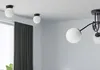 Stropní svítidlo LED 15W - Stropní lampa černobílá G9, Náhled obrázku produktu 6