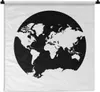 MuchoWow® Wandteppich Wandbehang Weltkarte - Kreis - Produktbild-Vorschau 1