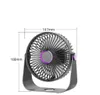 Tragbarer USB Tischventilator Ventilator mit Nachtlicht, Produktbild-Vorschau 9