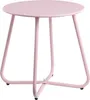 Beistelltisch Outdoor Balkontisch 43x43cm, Rosa Metall Produktbild-Vorschau 8