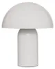 Hríbovitá lampa LITO, výška 24,5 cm, kov, biela Náhľad obrázku produktu 14