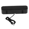 A black USB speaker with a black cable. Anteprima dell’immagine prodotto