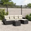 The Living Store 6-tlg. Garten-Sofagarnitur mit Kissen Produktbild-Vorschau 2