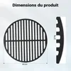 Litinový grilovací rošt Wiltec kulatý Ø 34,5 cm, grilovací Náhled obrázku produktu 10