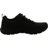 A side view of a black SKECHERS Flex Appeal 4.0 Brilliant View shoe. Anteprima dell’immagine prodotto