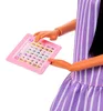 Barbie Fashionistas Puppe Nr. 245 in violett gestreiftem Produktbild-Vorschau 6