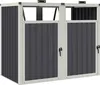 Outsunny Abri pour 2 poubelles 240L, cache poubelle Voir les images du produit 1