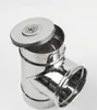 RVS T-stuk 45° 80 mm, enkelwandig – Kamininox Productafbeelding-voorbeeld 3