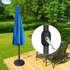 Sonnenschirm 3,5m rund blau Garten Balkon knickbar mit Produktbild-Vorschau 10