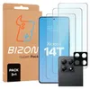 Bizon Glas Klar 2er Pack 3x gehärtetes Glas + 1x Produktbild-Vorschau 1