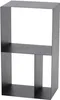 Rack à bûches CASO en acier noir avec rangement 45x30x80 cm Voir les images du produit 10
