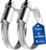 Set 2x Schlauchschellen Rohrschellen 32-50mmØ Bandbreite 9 Produktbild-Vorschau 1