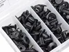100x Auto Befestigungsclips Set Kunststoff Schwarz Produktbild-Vorschau 7