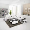 Ledersofa Design Sofa Ecksofa L Form Modernes Ecksofa Produktbild-Vorschau 2