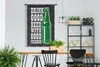 MuchoWow® Wandteppich Wandbehang Mancave - Bier - Vintage - Produktbild-Vorschau 3